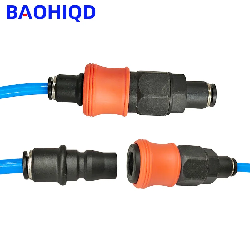 

Быстрый соединитель типа C, пластиковая стальная пневматическая муфта высокого давления, 6 мм, 8 мм, 10 мм, 12 мм, пластиковые фитинги для шланга воздушного компрессора