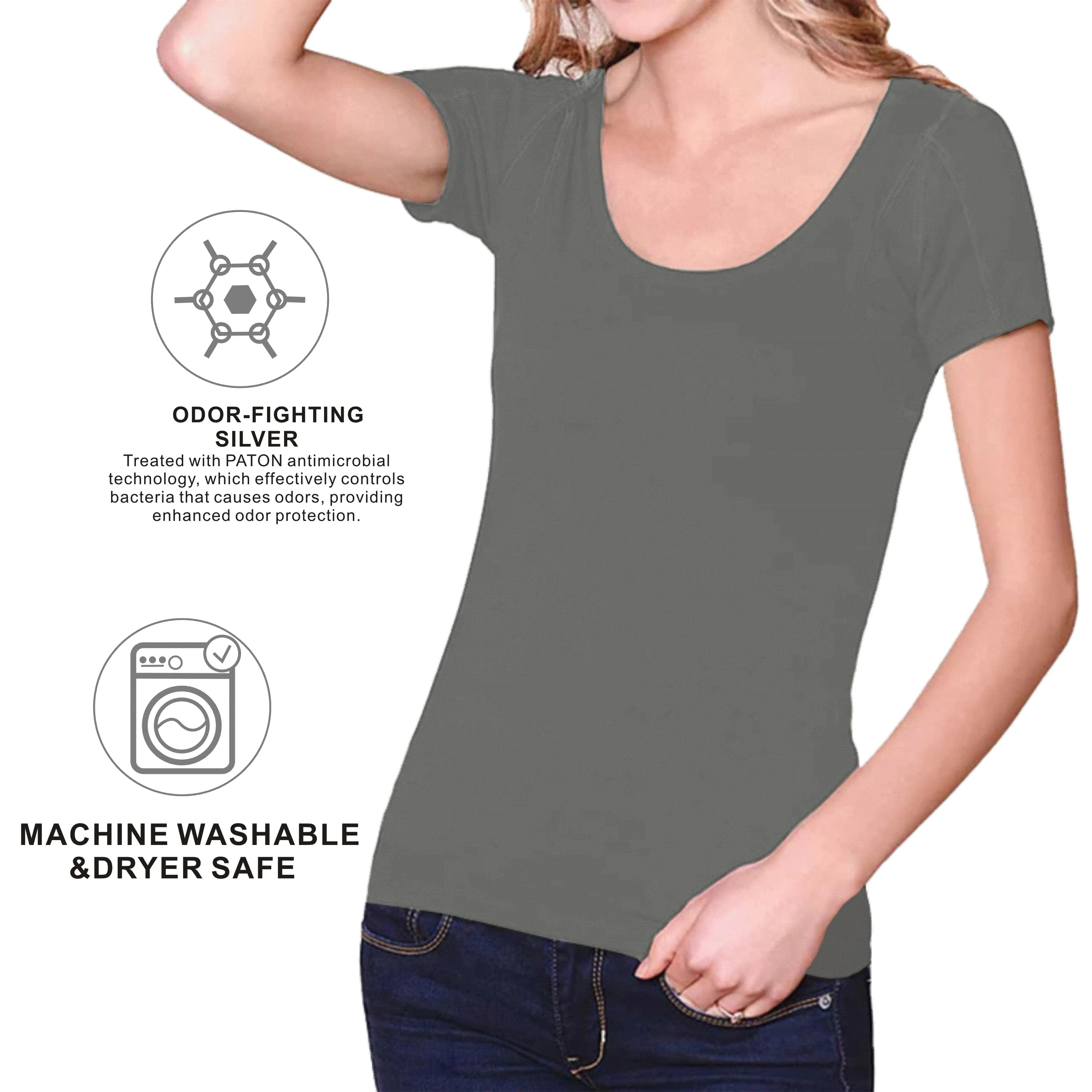 Оптовая продажа Новое поступление облегающая женская кофта с глубоким круглым