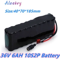 36v battery 10s2p 6ah 42v 6000mah 18650 lithium ion rechargeable battery pack ebike electric car bicycle scooter 250w 350w 500w