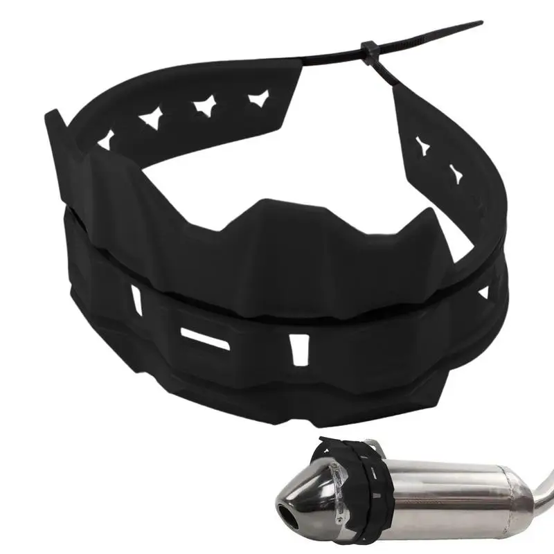 

Защитное кольцо против ожогов для выхлопной трубы мотоцикла с кабельными стяжками