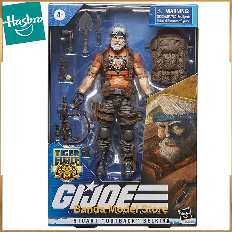 Оригинал Hasbro G.I. Экшн-фигурка Джо классифицированная серия Tiger Force Стюарт Outback Selkirk, игрушки, подарок для детей Оригинал Hasbro G.I. Экшн-фигурка Джо классифицированная серия Tiger Force Стюарт Outback Selkirk, игрушки, подарок для детей