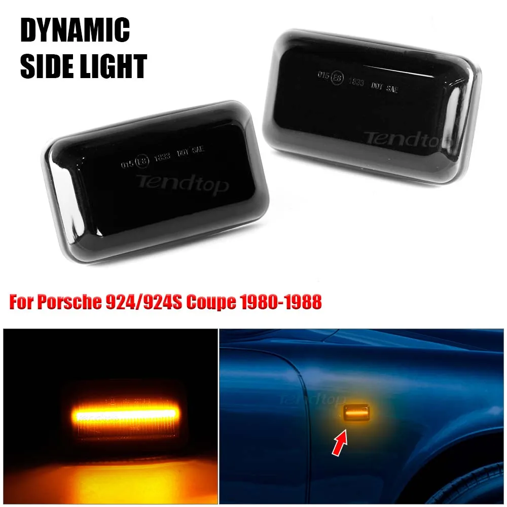 Динамический фонарь с указателем поворота для Porsche 911 Carrera 924/924S 944 959 968 Audi VW Aston Martin