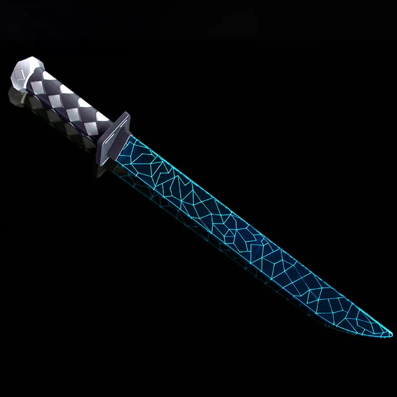 

Косплей Реквизит трещины воин светящиеся мечи 7-цветные акриловые трещины воин лезвие меч огни для детей с ножнами
