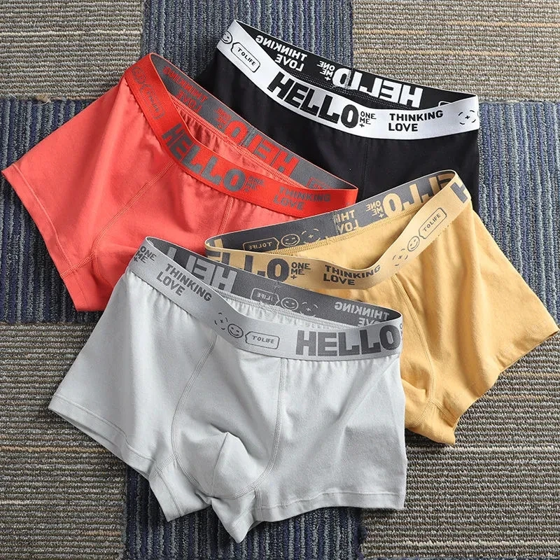 Men's Panties Boxer Men Soft Men's Briefs Cotton Man's Underwear Mid Waist Men Underpants Breathable Men's Shorts Free Shipping