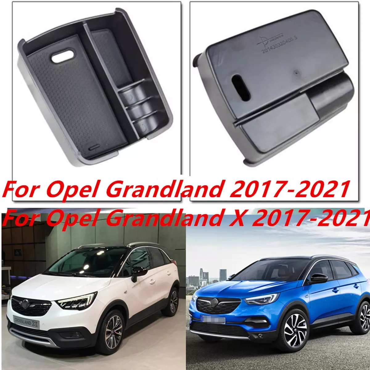 

Armrest Storage Box for Opel Grandland 2017-2021 Grandland X Center Console Container Storage For Chevrolet Cruze 2015 2016