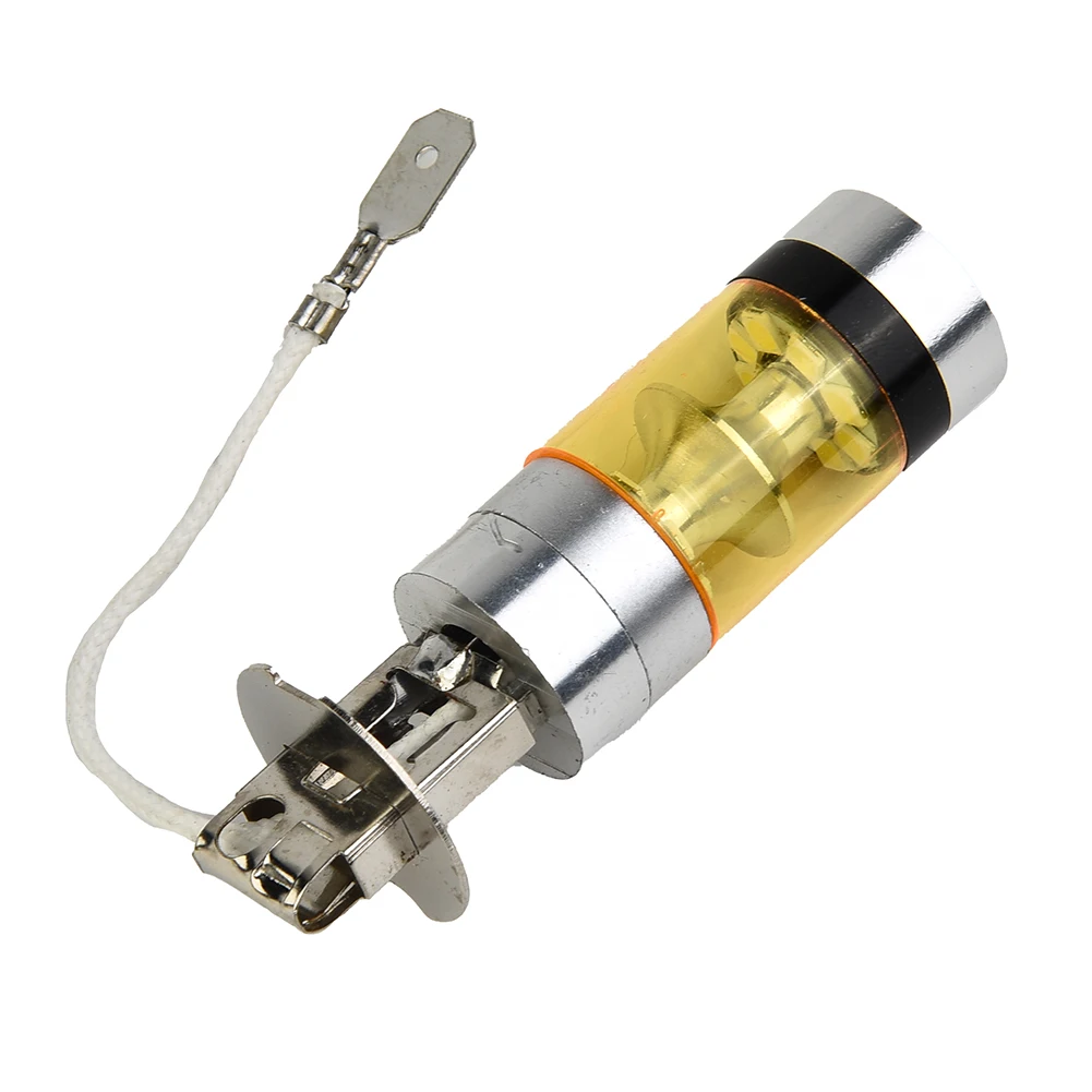 

Accessories LED Lights 2 Piece 2× Exquisite Fog Lamps Bulb 12-24V Taillight Yellow 2828SMD 2pcs Aluminum Alloy