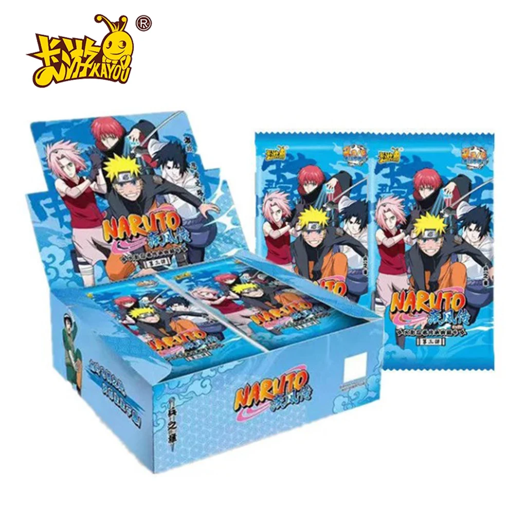 

New KAYOU legitimate Naruto Soldier Chapter No. 1 2 3 4 5 6 shells full box Whirlpool Naruto full box set card anime collection