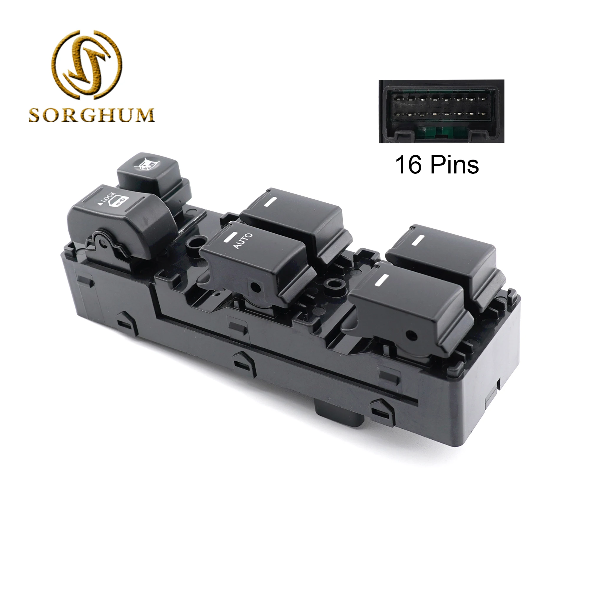 

Sorghum Electric Power Window Master Control Switch For Kia Sorento 2009 2012 2013 2015 2017 93570-2P100 93570-2P000 93570-2P010