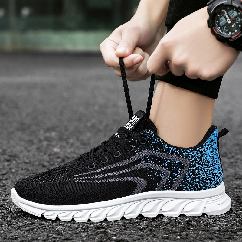 

Men Running Shoes 2021 Comfortable male Sport Shoes Men Trend Lightweight Walking Shoes Men Sneakers Breathable Zapatillas