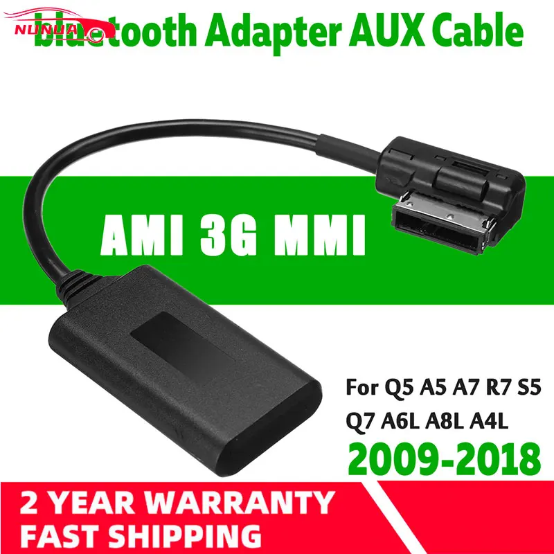 AMI MMI Bluetooth-compatible Module Adapter Aux Radio Media 