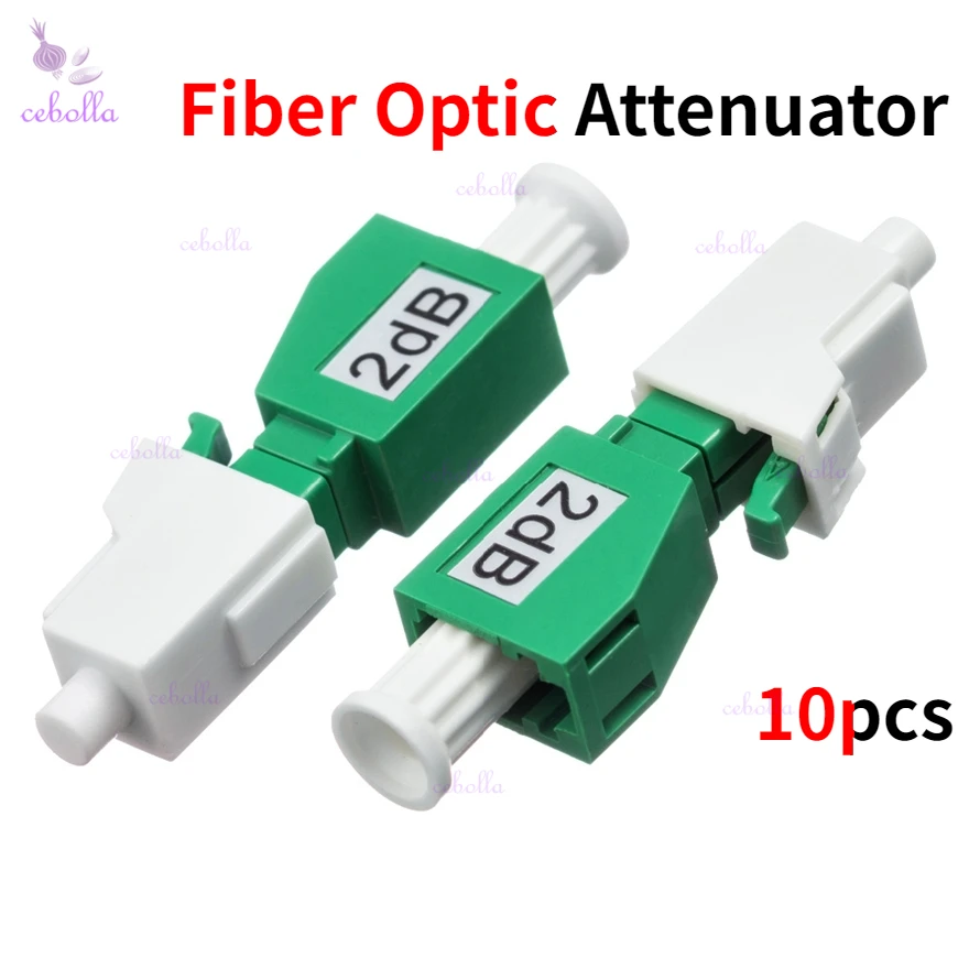 

Original 10pcs Fiber Attenuator LC/APC female to male plug type 1/3/5/7/10 dB Fiber Optic Attenuator FTTH