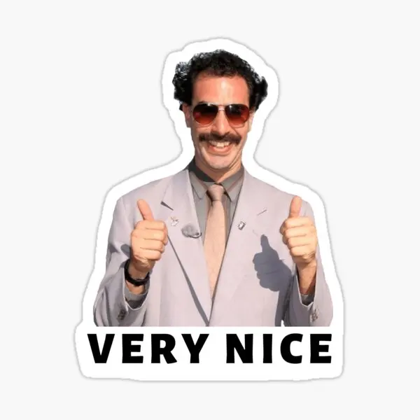 10 шт., декоративные наклейки Borat для гостиной