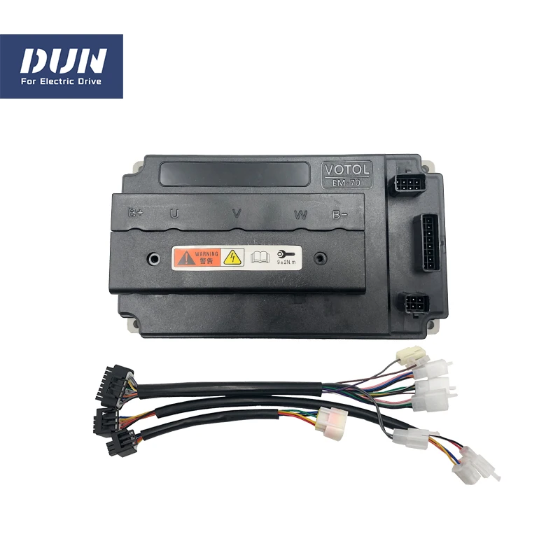 

1KW 2KW VOTOL EM70 70A BLDC Sine Wave Controller For In-Wheel Hub Spoke Mid-Drive Electric Motor