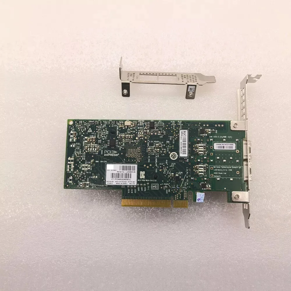 Для адаптера HPE CX4121A Mellanox ConnectX-4 MCX4121A-ACAT 10/25 ГБ 2P 640SFP28-