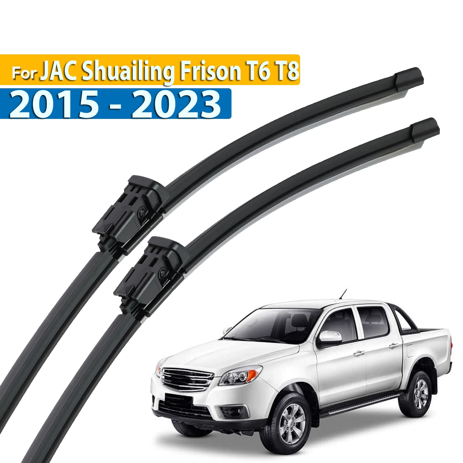 

Щетки стеклоочистителя Erick's LHD для переднего стеклоочистителя JAC Shuailing Frison T6 T8 2015 - 2023 лобовое стекло детское ветровое стекло 21 ''+ 19''