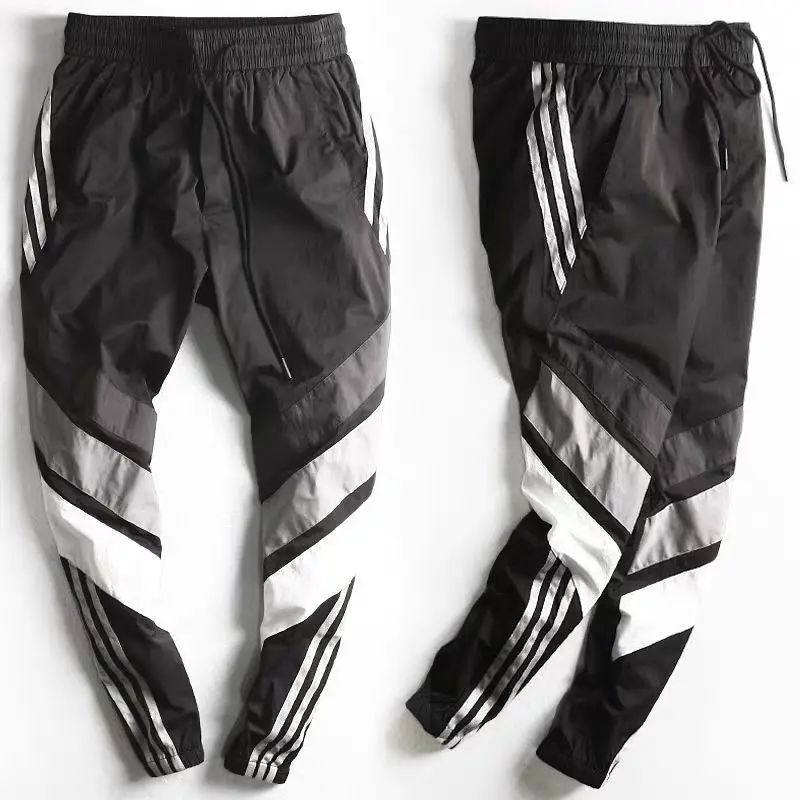 

Casual Men Pants Feet Spring Closing New Youth Feet Nine Beam Summer Tooling Male Pants Points Male Sports Pants Version Pant