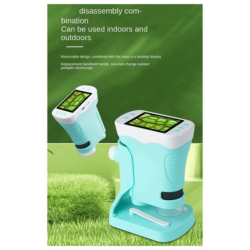 Детский микроскоп детский цифровой инструмент для исследования науки детей 5-7
