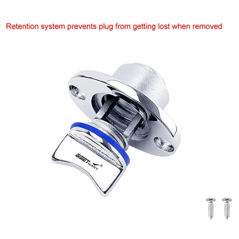 BSET MATEL 1 дюйм. Нержавеющая сталь 316 подвесная доска для лодки штепсельная Вилка