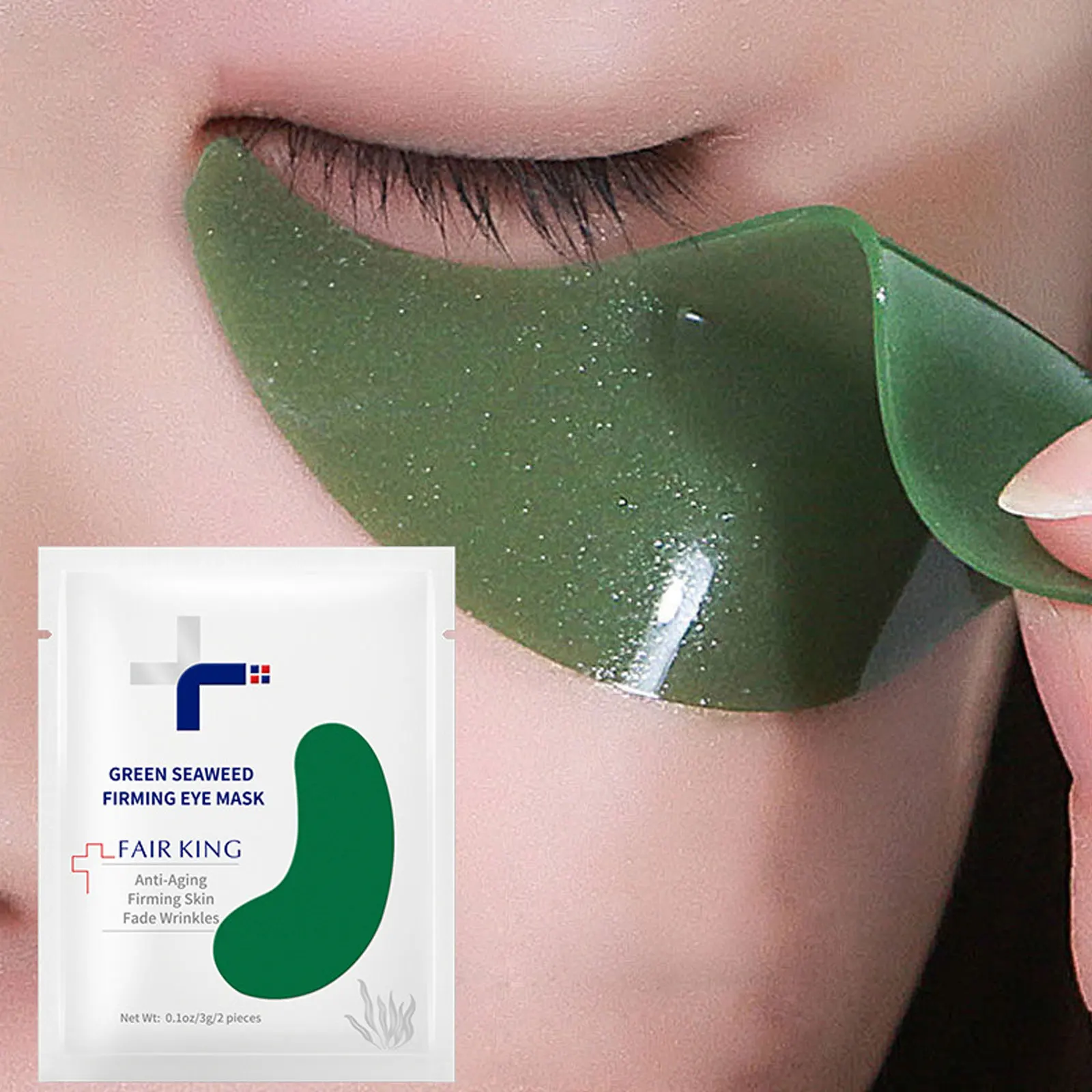 

Seaweed Firming Eye Mask Eye Patches For The Eyes Crystal Green Masks Anti Aging Dark Circle Puffiness Collagen Eyelid Patch New