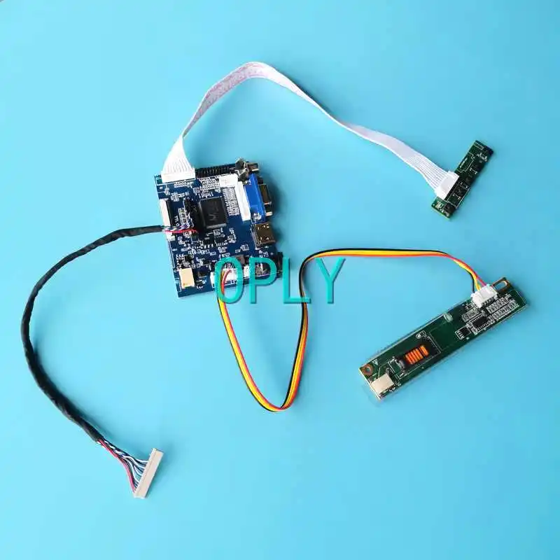 

For QD141X1LH02 QD141X1LH06 LCD Monitor Screen Controller Board DIY Kit HDMI-Compatible AV VGA 20 Pin LVDS 1CCFL 14.1" 1024*768