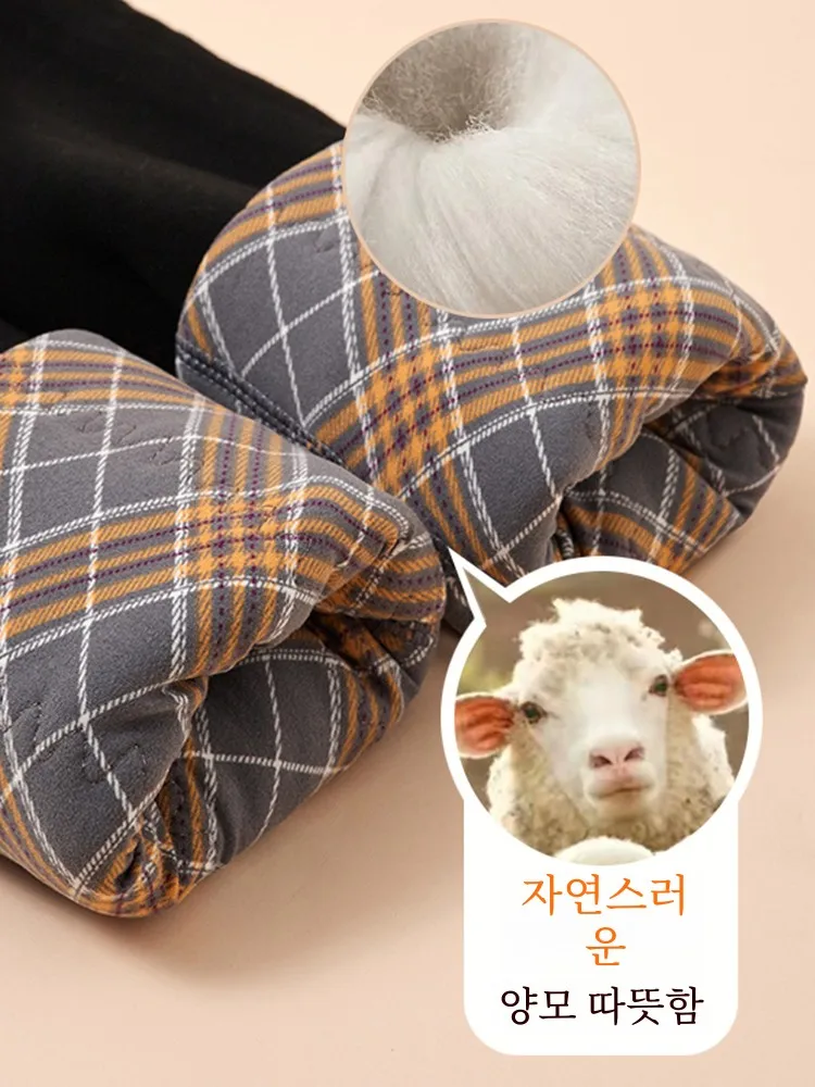 Удлиненные брюки на хлопковой подкладке. Женские высокие зимние леггинсы