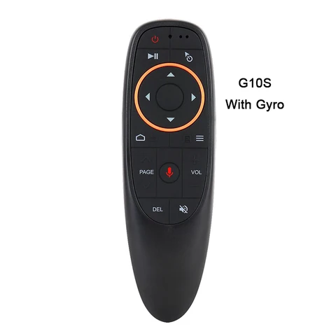 Пульт дистанционного управления для ТВ-приставки Android TV Box, G10S, 2.4 Гц, курсор Air Mouse, гироскоп, голосовое управление