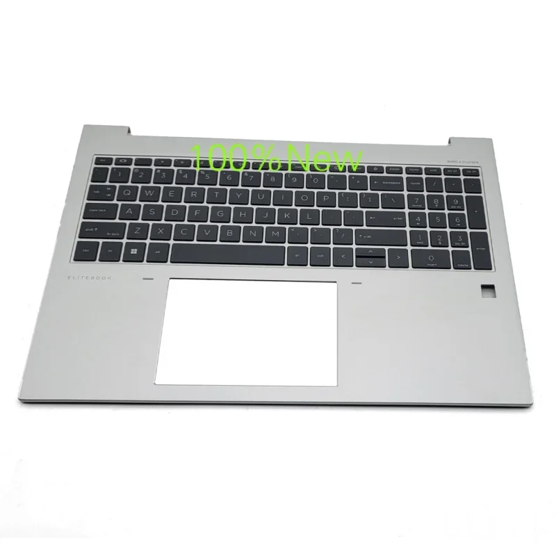 Новая клавиатура с подсветкой и упором для рук N08145-001 серебристая HP EliteBook 860 865 G9 G10