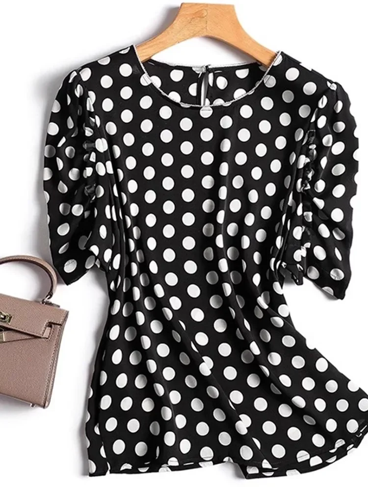 Атласные винтажные женские блузки рубашки повседневная одежда распродажа