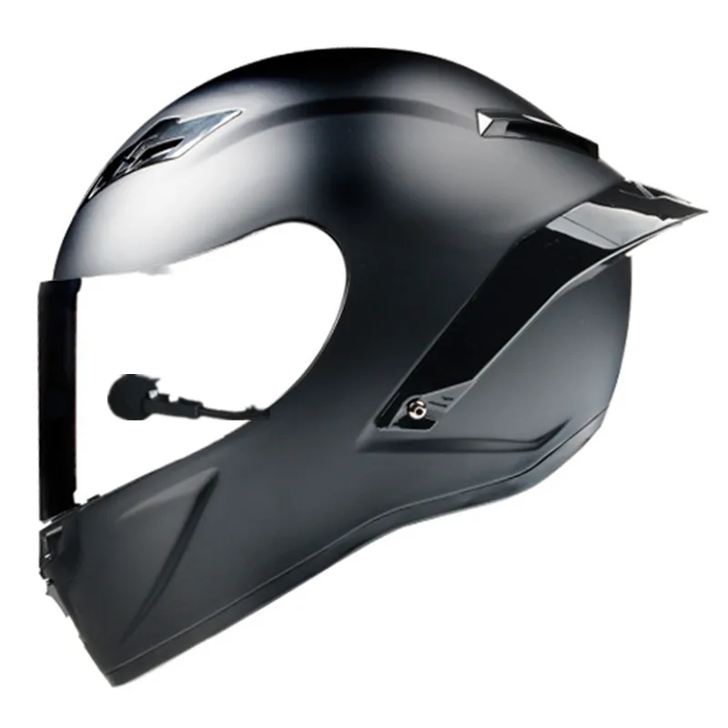 Built in Bluetooth New Promotion Clear Visor Dot Ce Skull Pattern Motorcycle Helmet Safety Racing Moto Helmet Casco Capacete CE