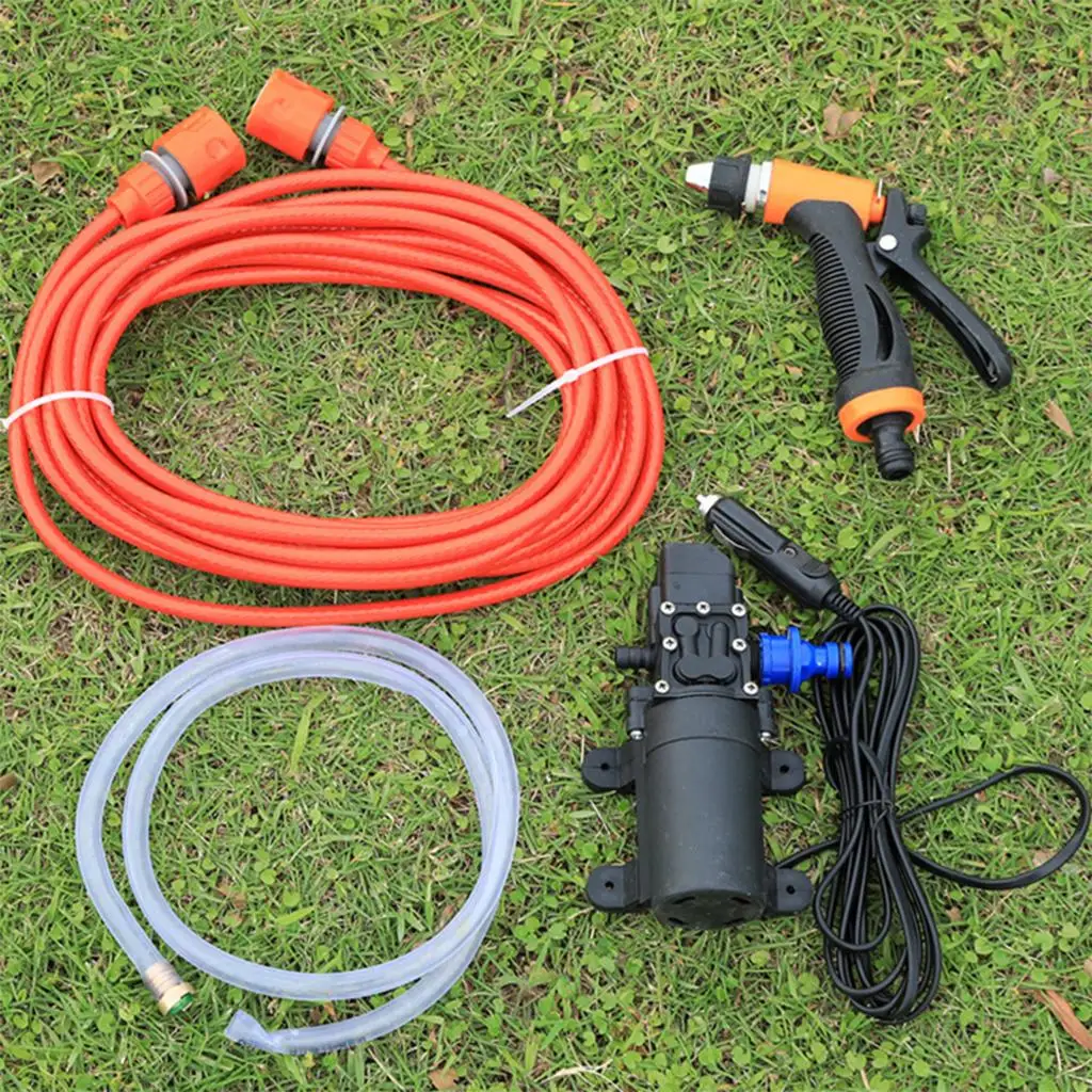 

DC12V Portable Car Washer 0W High Pressure Powerful for Cleaning