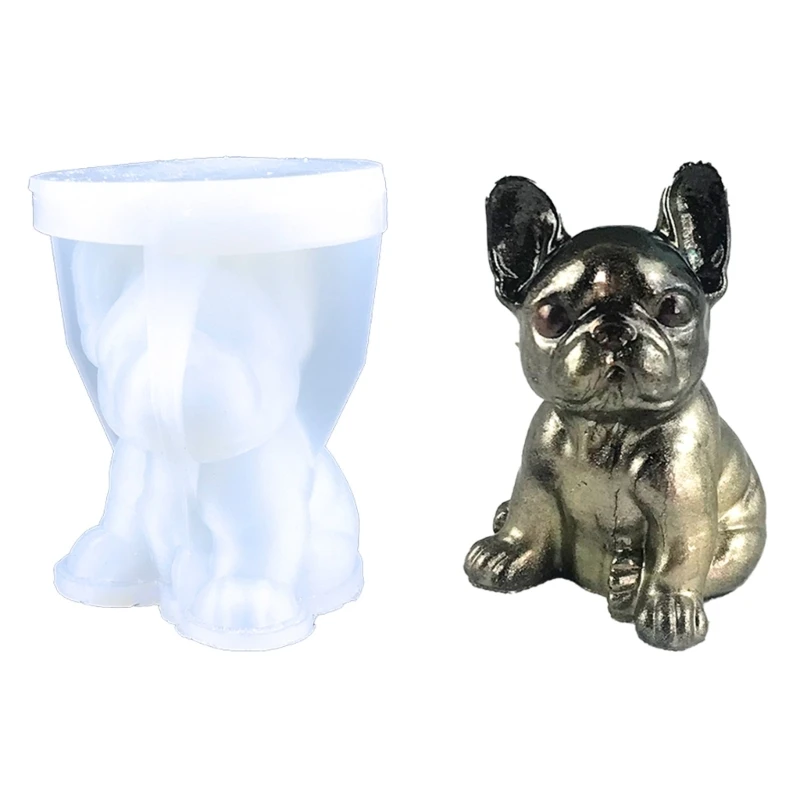 

3D Large Dog Mold Resin Epoxy Crafts DIY Ornament Jewelry Candle Making Tool