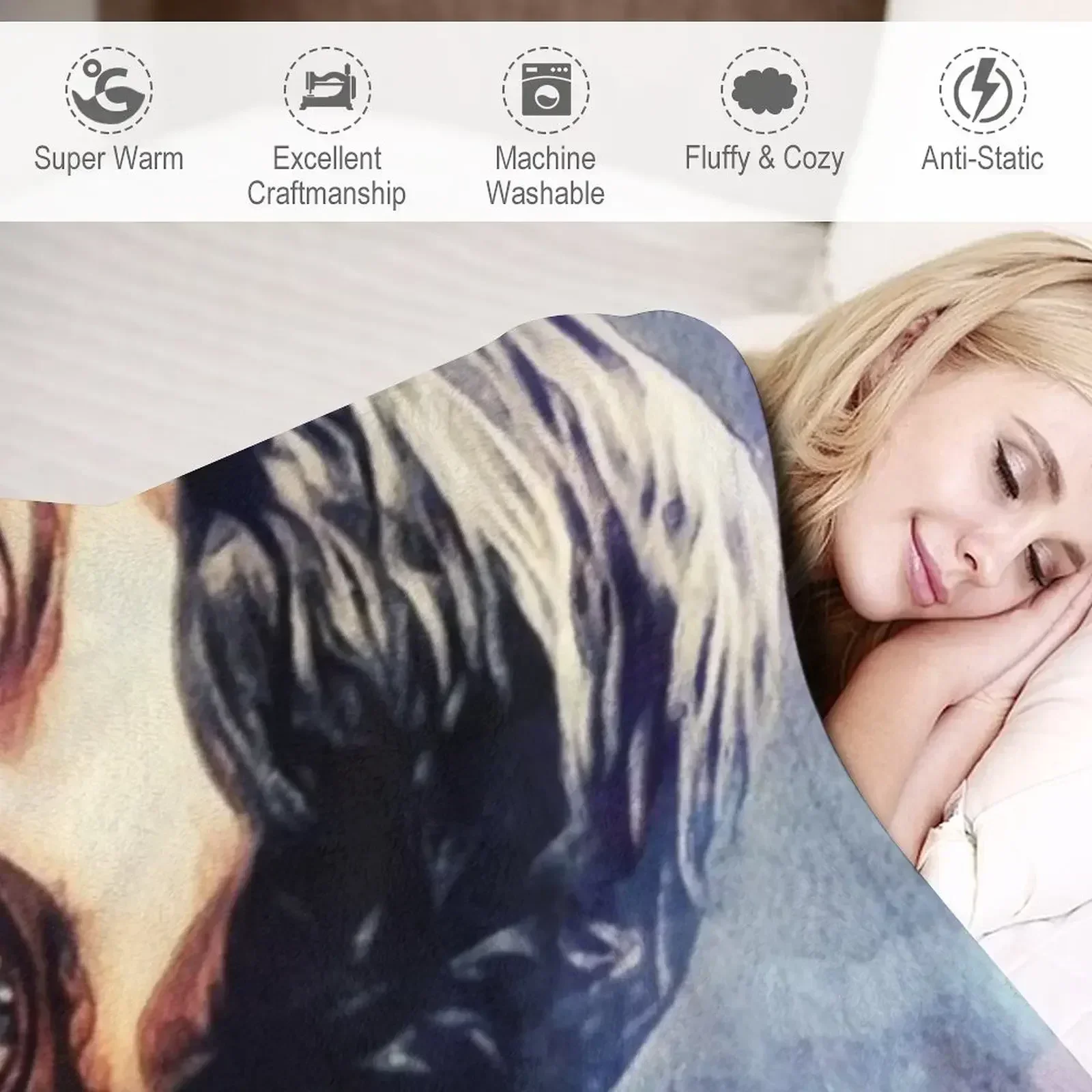 Гене Питни музыкальная легенда декоративное одеяло для дивана пушистые меховые