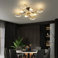 nordic style household bedroom dining room lamp modern decor room chandelier simple atmosphere light luxury ceiling lamp