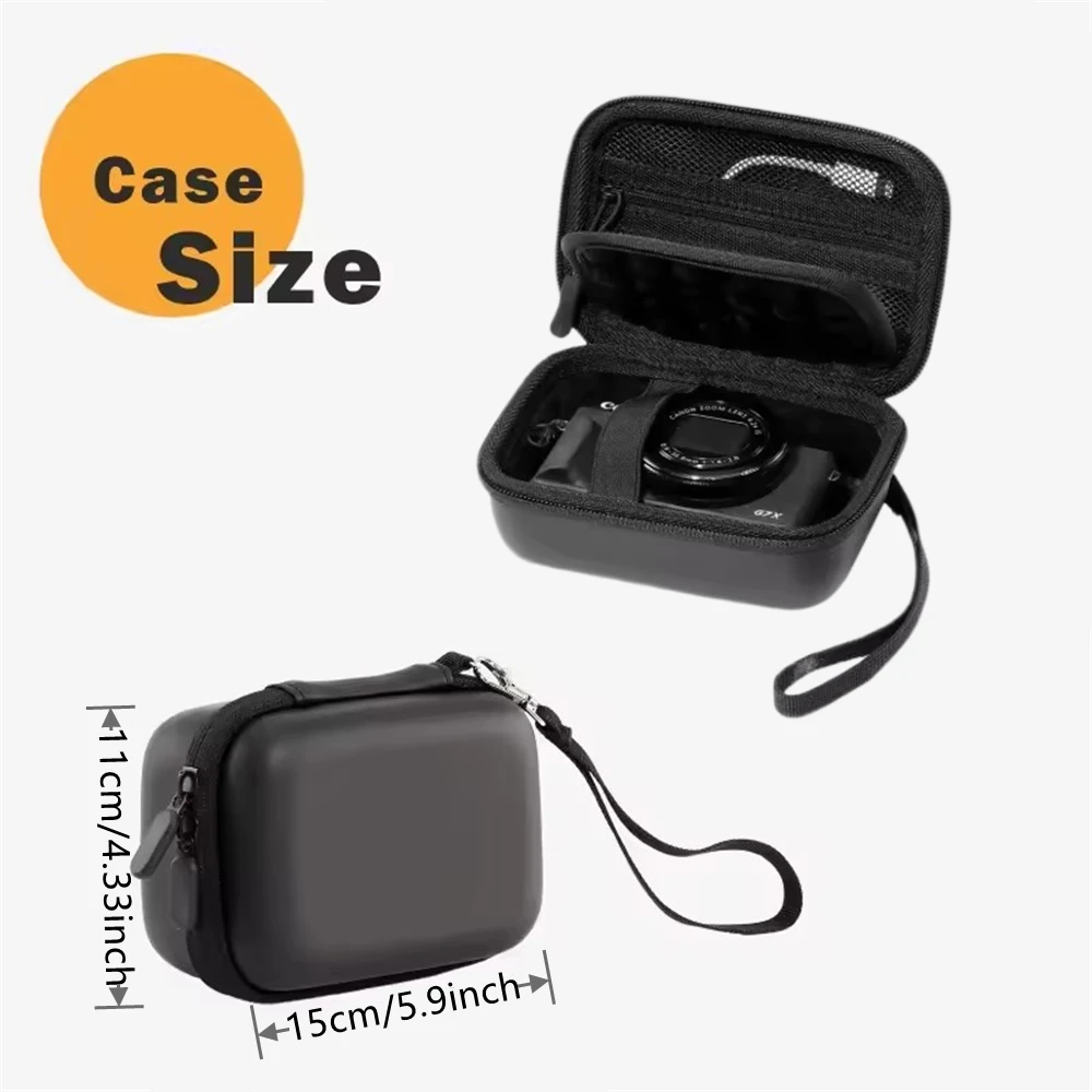 Фото Ударопрочный жесткий чехол COOL DIER для цифровых камер Canon G7X Mark III Mark II Cybershot ZV1 Ricoh GR III, защитная сумка для переноски №5