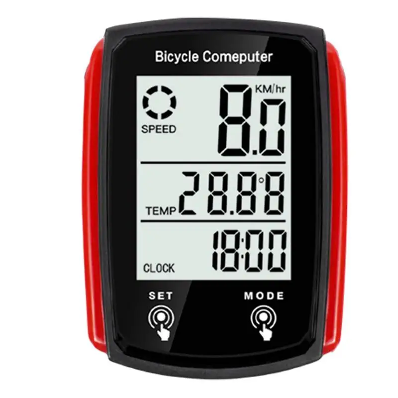 

Bike Computer Wired Multi-Purpose Bike Computer Night Riding Essentials Odometer For Commuting Traveling Outdoor Adventure