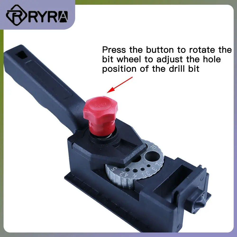 The Dowel Drill Guide Can Also Be Used A Particleboard High-quality 10 Hole Punching Positioning Fixture Drilling Locator