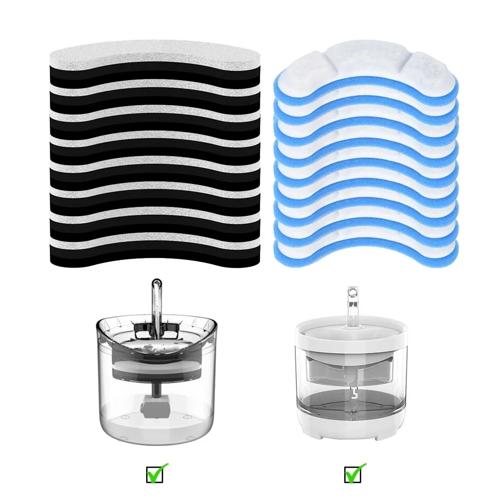 

Cat Water Fountain Activated Carbon Replacement Filter For Pet Dogs Drinking Waters Dispenser Auto Feeder Filters Elements