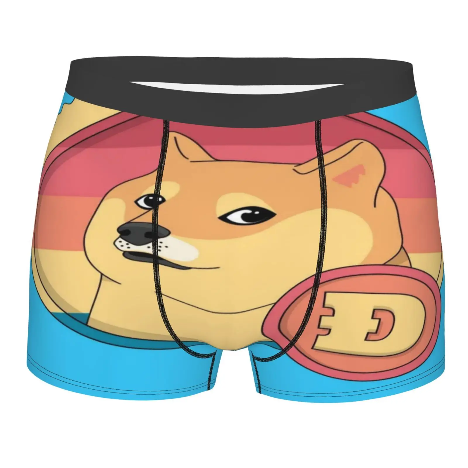 

Dogecoin 631 Men's Panties Black Mens Designer Men White Wholesale To Resell Boxer Shorts Pocket Sport For Men Fancy Underwear