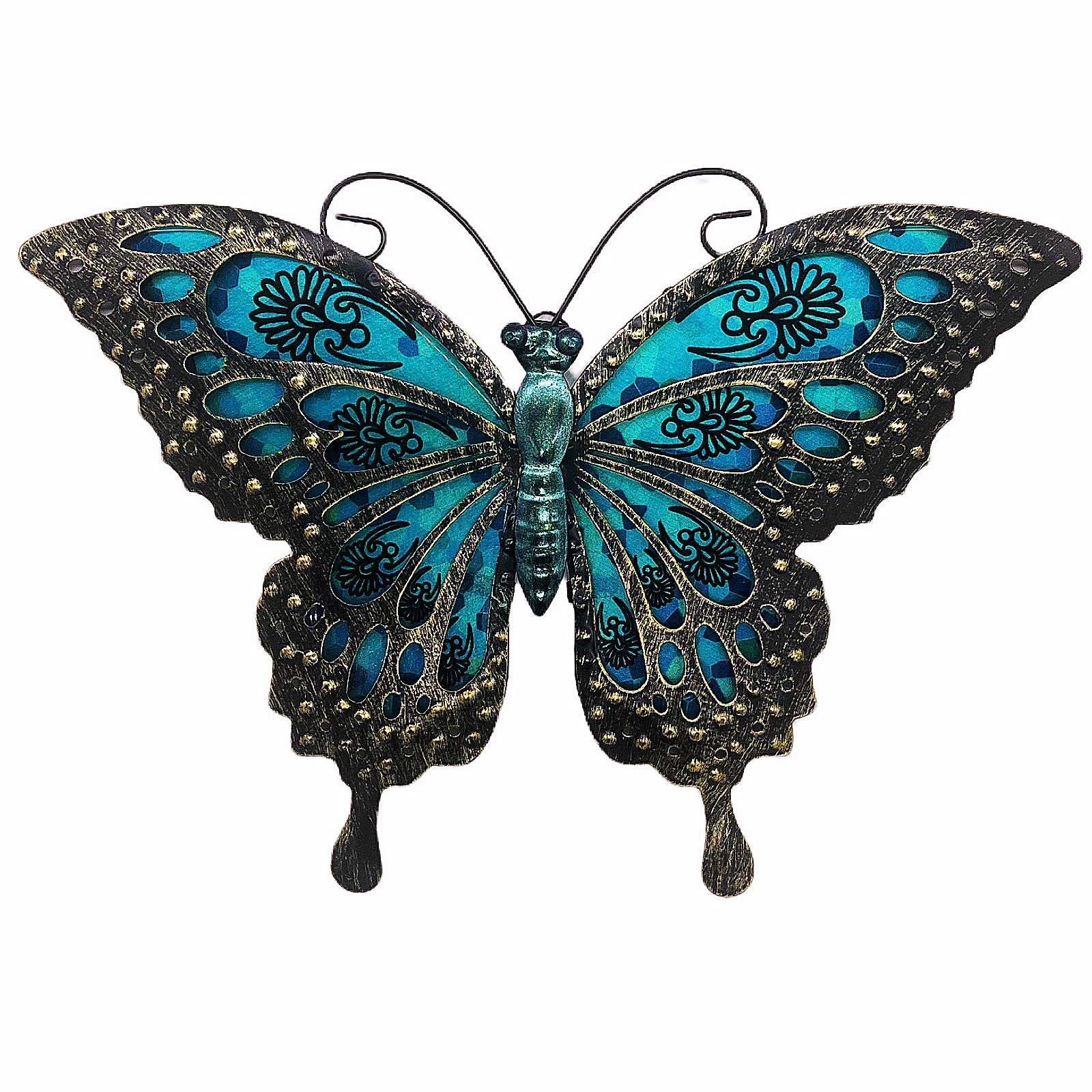 

Metal Butterfly Wall Art Home Garden Decoration Statues Sculptures and Figurines Miniatures Ornaments Fence Patio Backyard