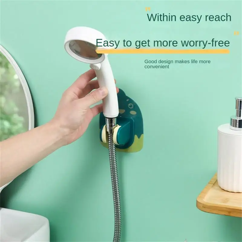 

Portable Shower Bracket Angle Adjustable Non-perforated Shower Holder Bathroom Supplies Bathroom Shower Head Fixed