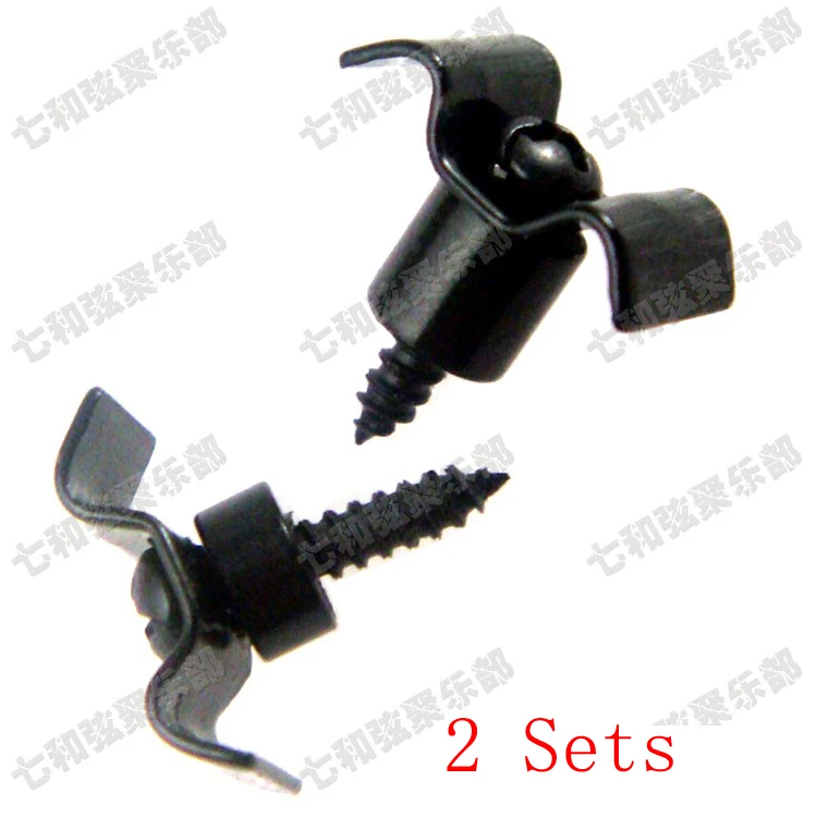 

2 Sets Black Guitar String Tree Retainers for Electric Guitar