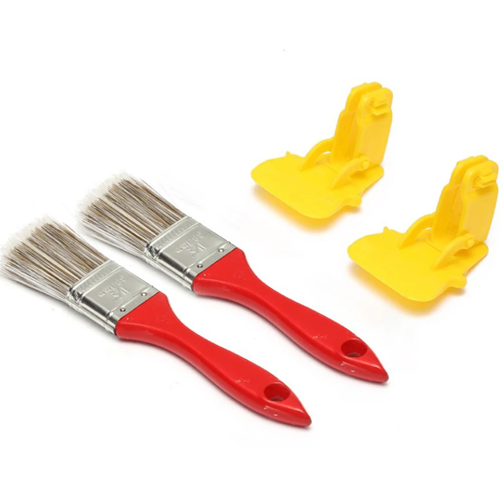

Edger Paint Brush Urable Lightweight Clean Cut Painting Brush With Wood Handle DIY Tool For Frame Wall Ceiling Edges Treatments