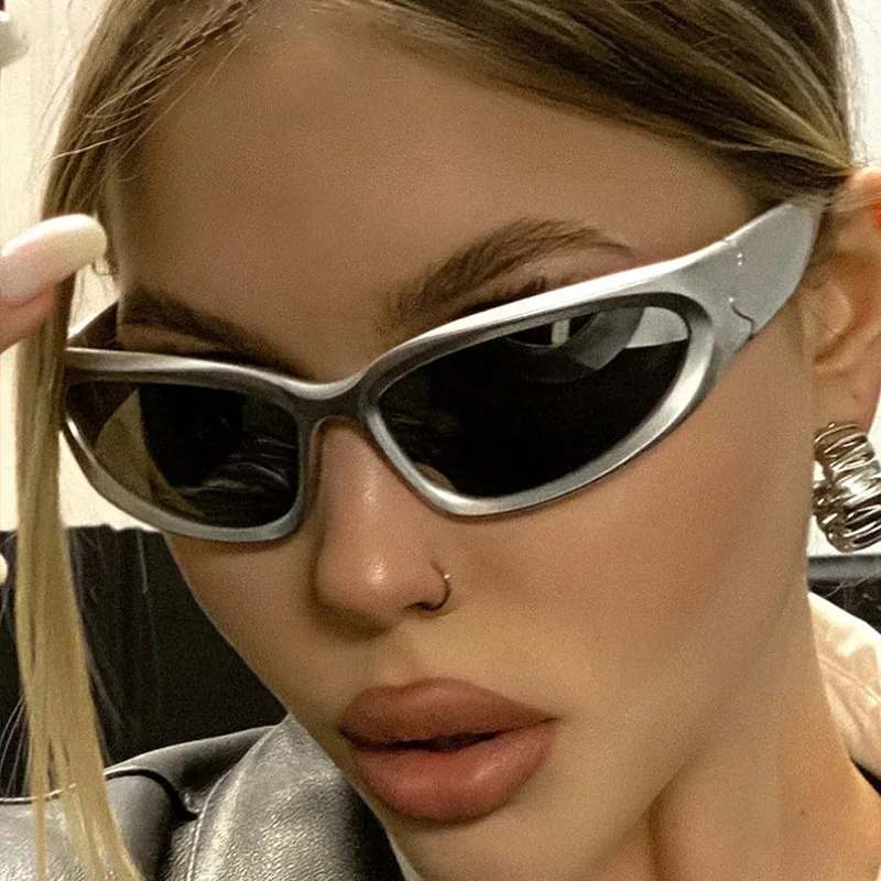 

Luxury Punk Sports Sunglasses Women Brand Designer Outdoor Sun Glasses Men Goggle Shades UV400 Driving Eye Protection Eyewear