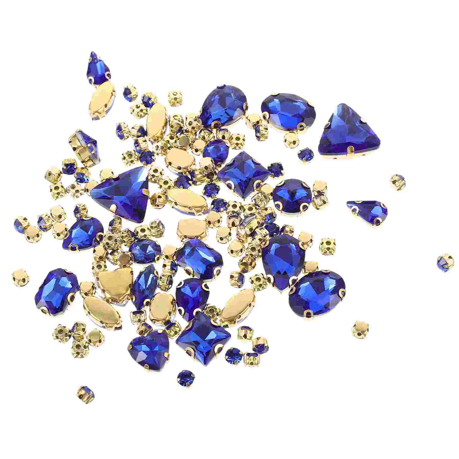 

130 Pcs Decorative Rhinestone DIY Glass Rhinestones Decorations Sewing Claw Clothing Clothes Ornaments