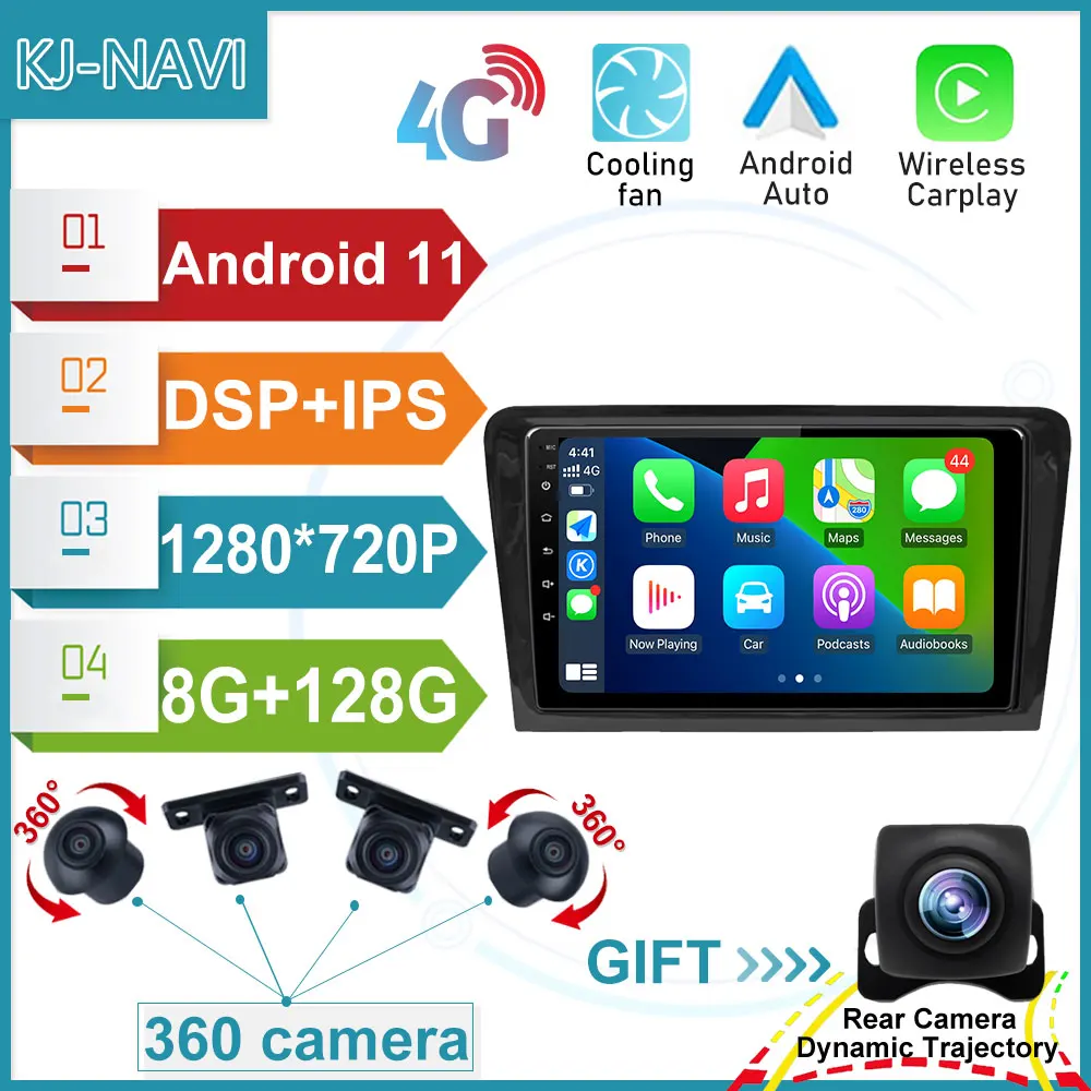 

Audio Stereo Player Rear Camera GPS Navigation No 2 Din Car Radio Multimedia Autoradio For Volkswagen VW Skoda Octavia 2014-2018
