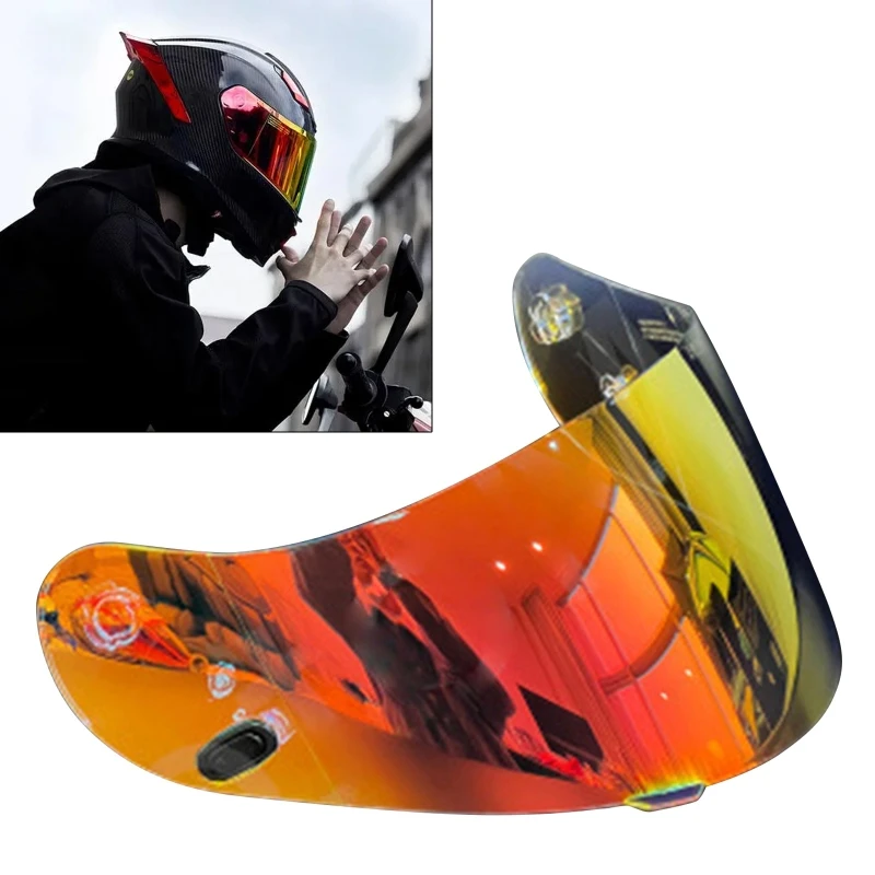 

Козырёк для мотоциклетного шлема, защитная крышка для лобового стекла, замена, совместимая с HJC