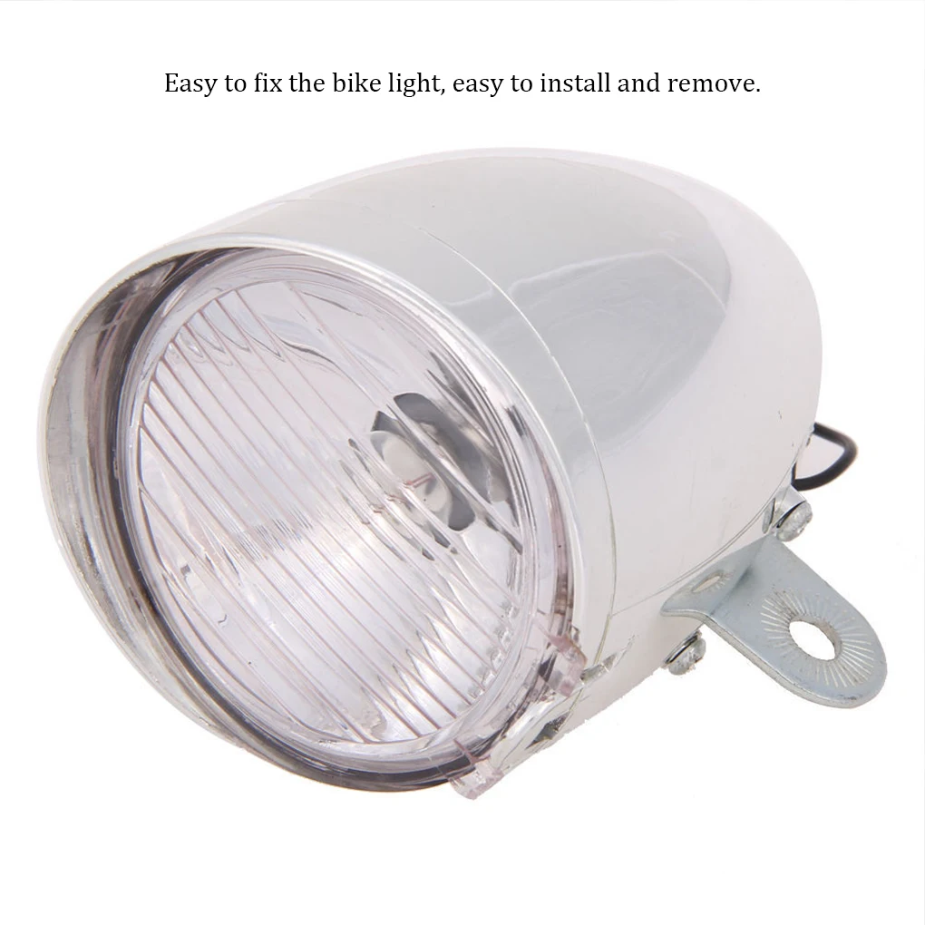 

2pcs Friction Dynamo Generator Head Tail Light Waterproof Headlight