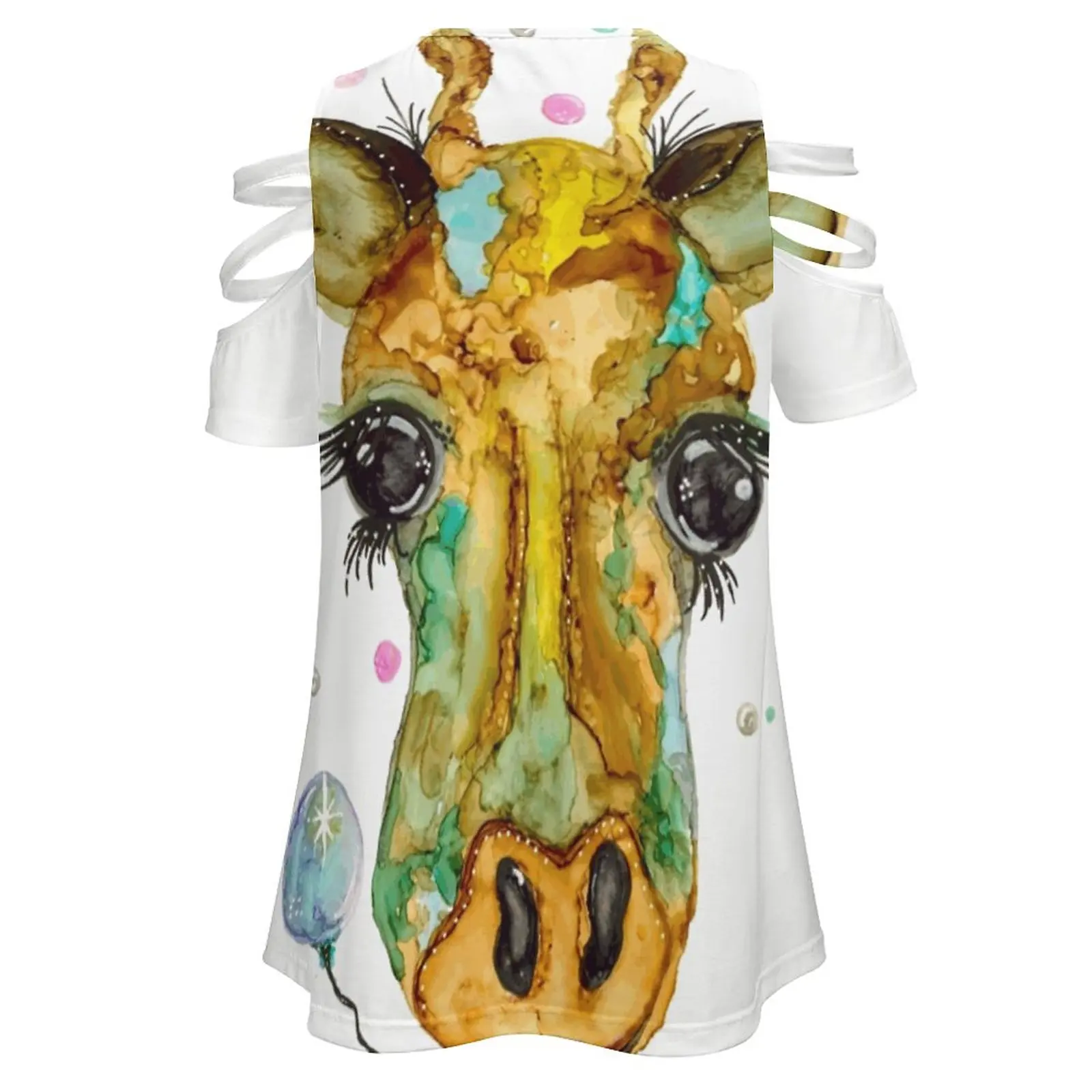 Женская футболка Mazie весенне-летние футболки с принтом различные стили жирафом