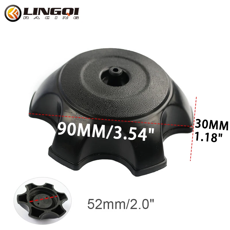 

LINGQI RACING мотоциклетная крышка топливного бака, пластиковая крышка бензобака 39 мм, 52 мм, 70 мм для грязи, питбайка, мотокросса, бездорожья