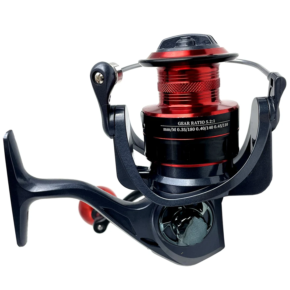 

Spinning Reels Strong Salt Water Fishing Reel 2000 3000 4000 5000 6000 7000 Coil Powerful Brake and Smooth Drag for Bass Carp